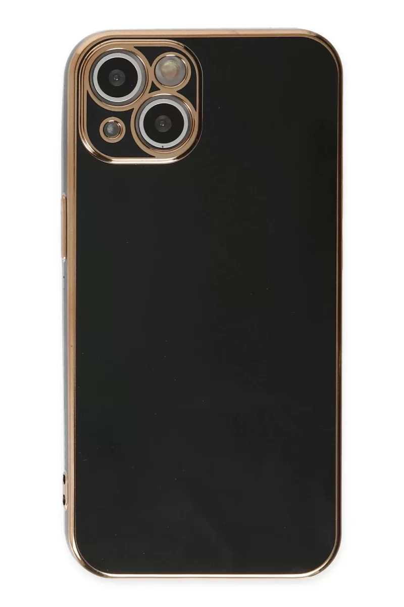 Newface Apple iPhone 14 Plus Kılıf Volet Silikon - Siyah