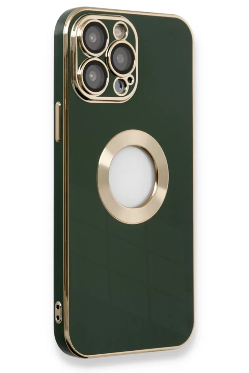Newface Apple iPhone 14 Pro Max Kılıf Store Silikon - Yeşil