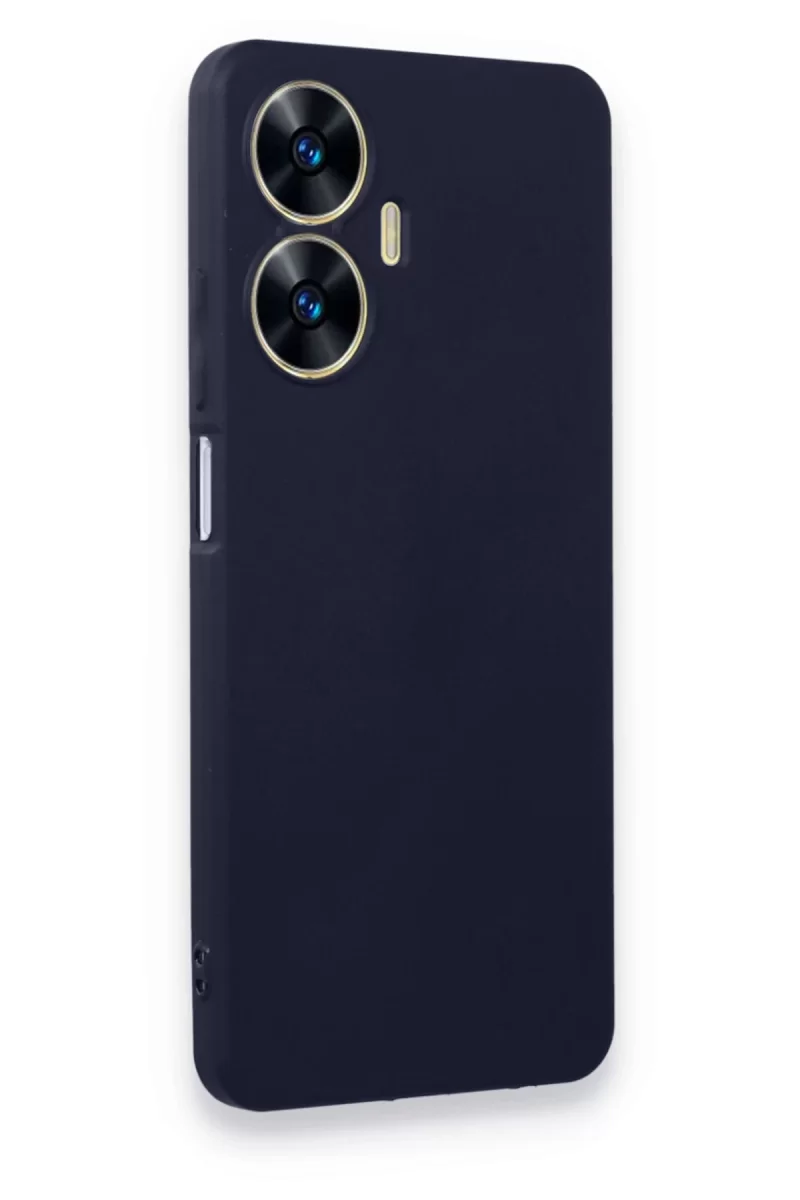 Newface Realme C55 Kılıf First Silikon - Lacivert
