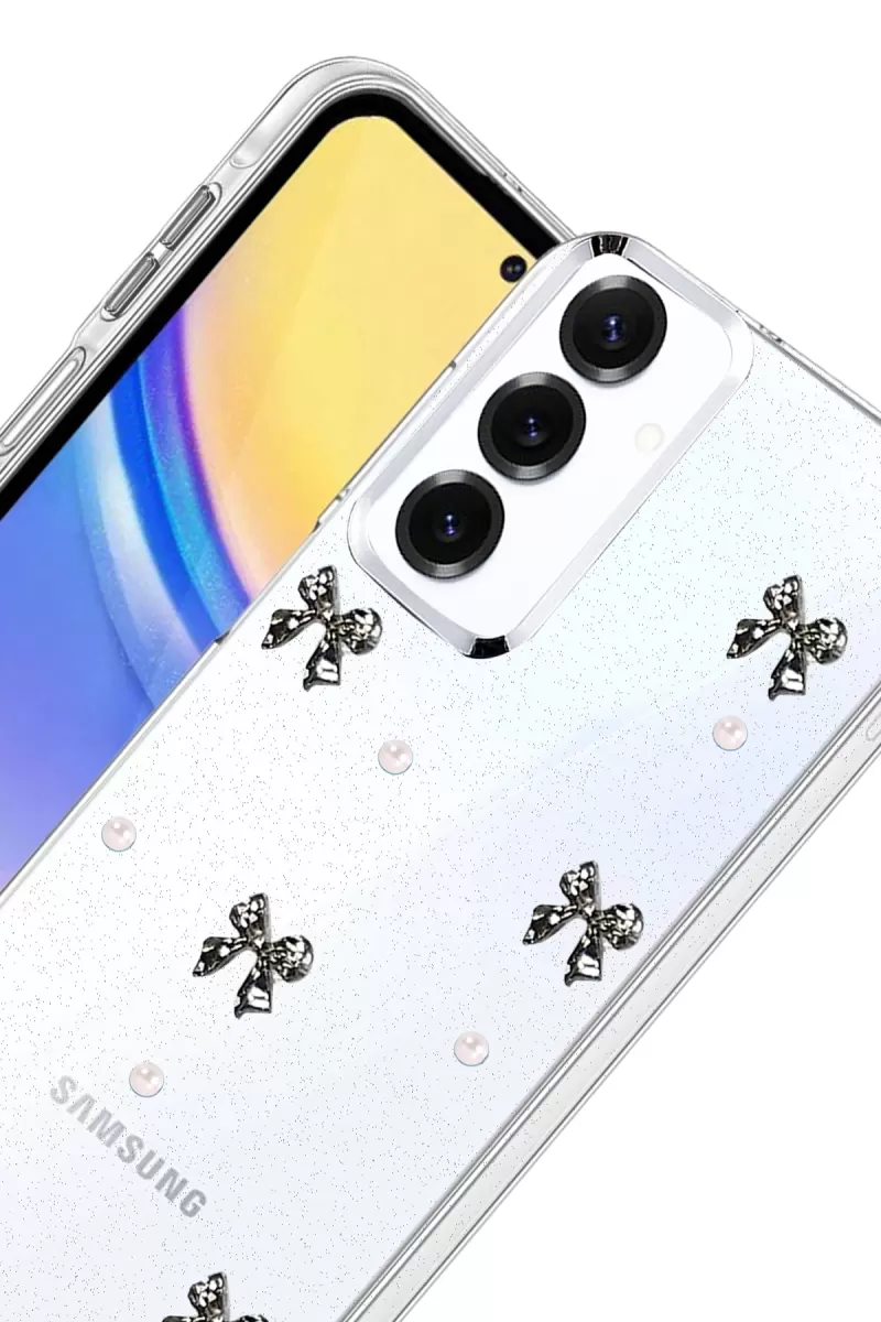 Newface Samsung Galaxy A15 4G Fiyonk Desenli Kapak - Desen 8