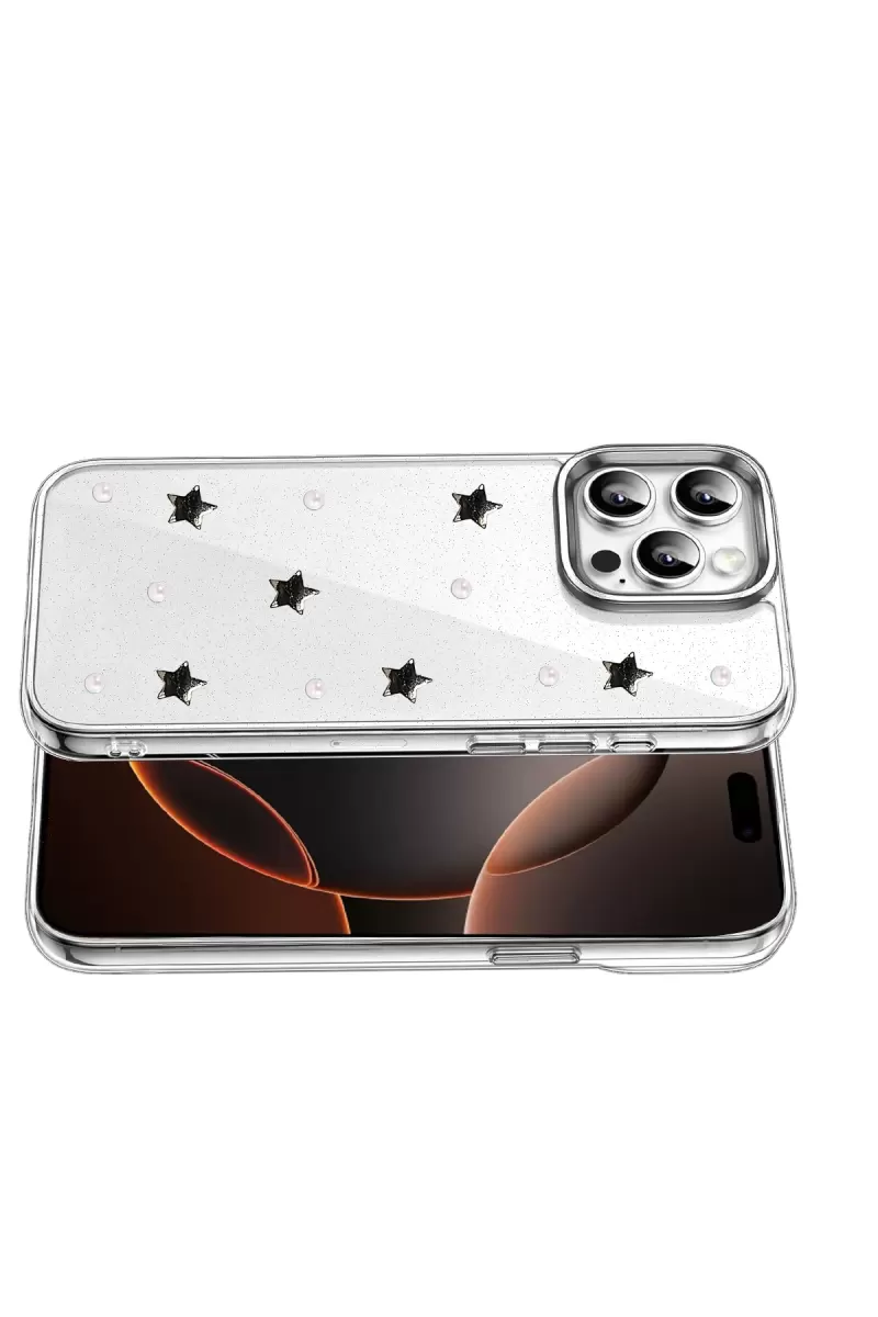 Newface Apple iPhone 15 Pro Fiyonk Desenli Kapak - Desen 7