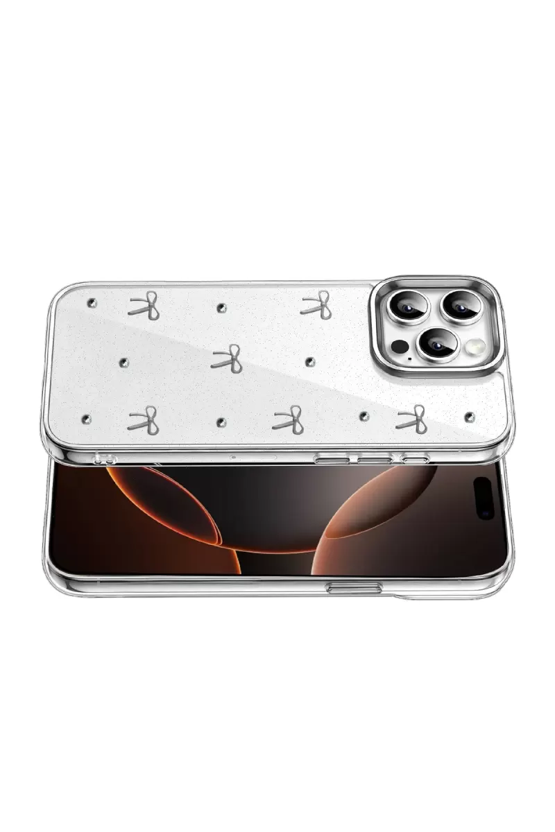Newface Apple iPhone 14 Pro Max Fiyonk Desenli Kapak - Desen 5