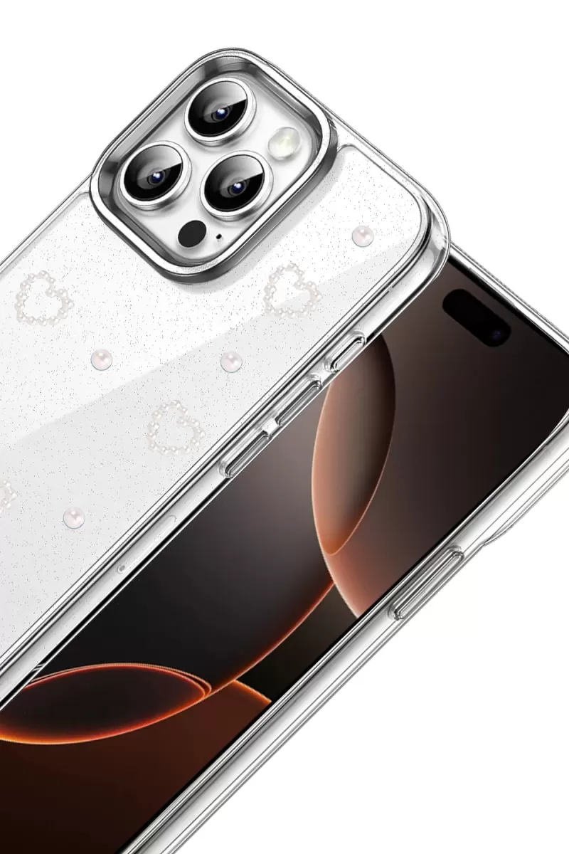 Newface Apple iPhone 15 Pro Fiyonk Desenli Kapak - Desen 10