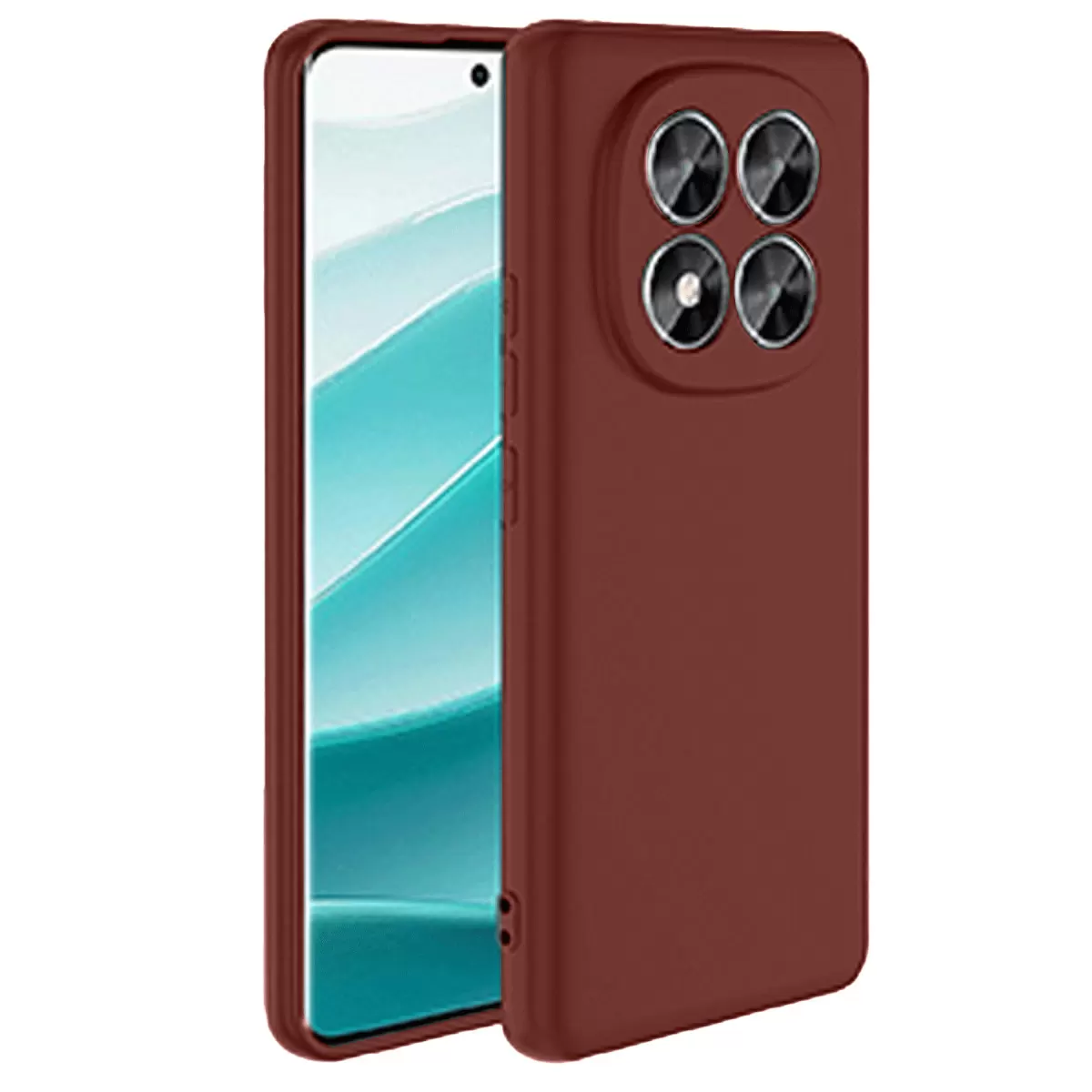 Newface Xiaomi Redmi Note 14 Pro 5G Kılıf First Silikon - Bordo