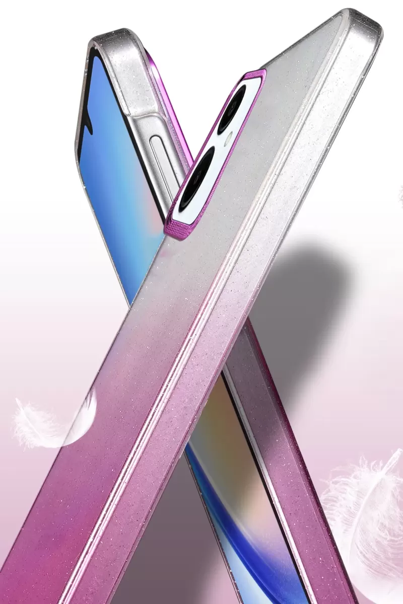Newface Samsung Galaxy A06 Glossy Kapak - Mor