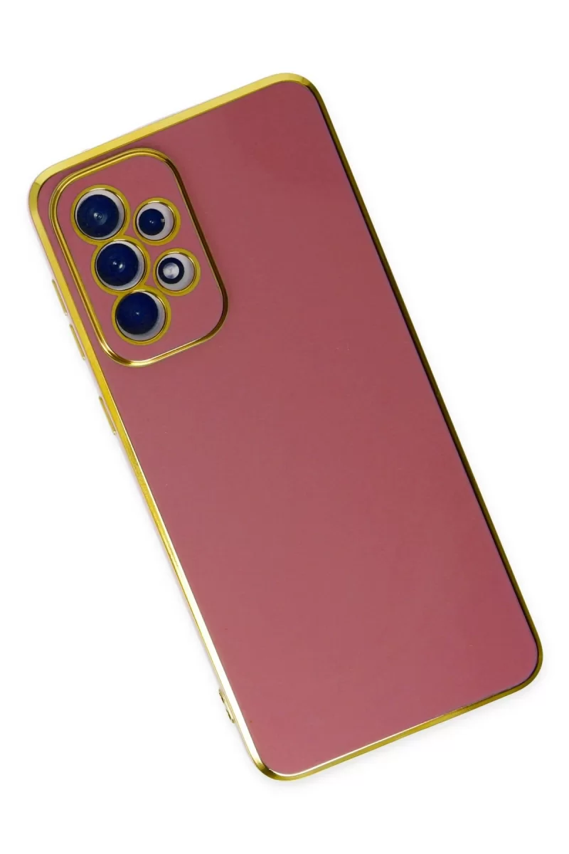 Newface Samsung Galaxy A73 5G Kılıf Volet Silikon - Kırmızı