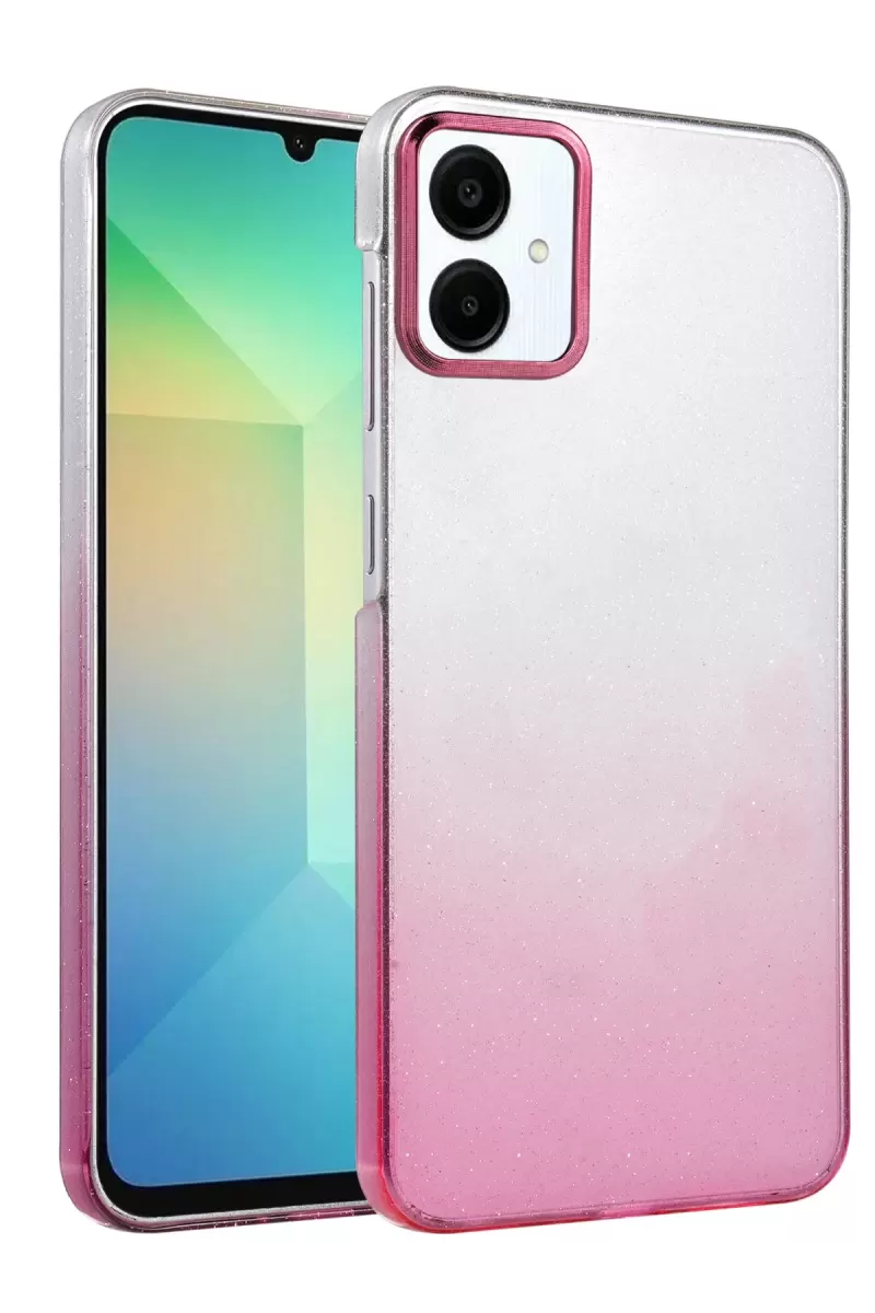 Newface Samsung Galaxy A06 Glossy Kapak - Pembe