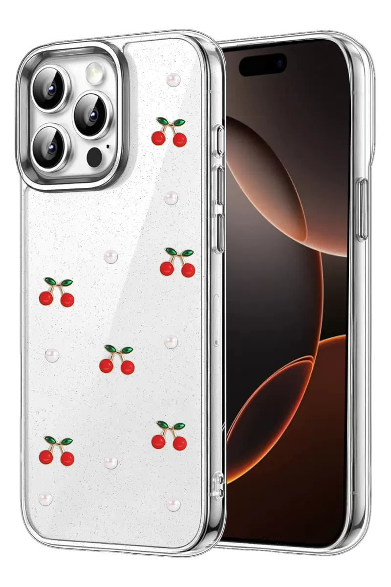 Newface Apple iPhone 14 Pro Max Fiyonk Desenli Kapak - Desen 9