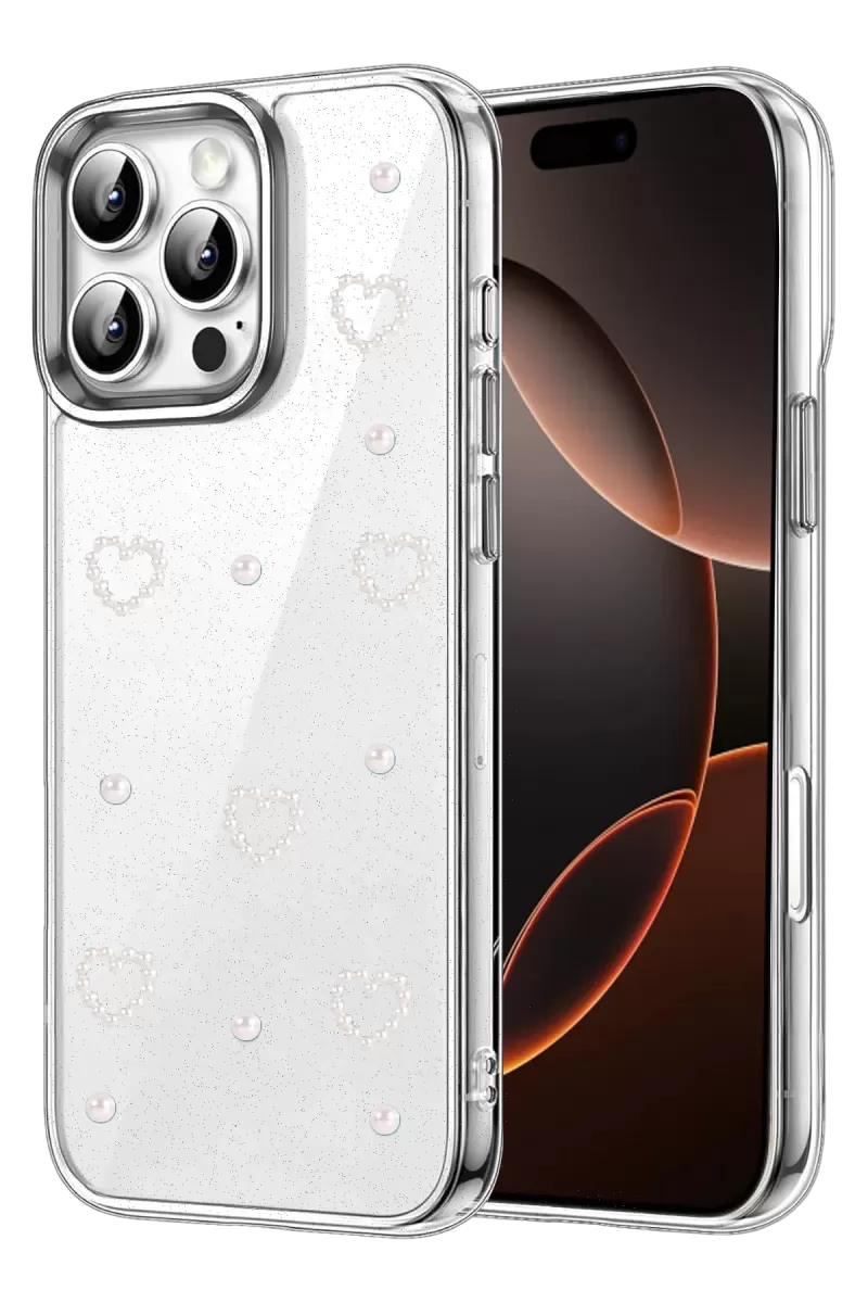 Newface Apple iPhone 16 Pro Max Fiyonk Desenli Kapak - Desen 10
