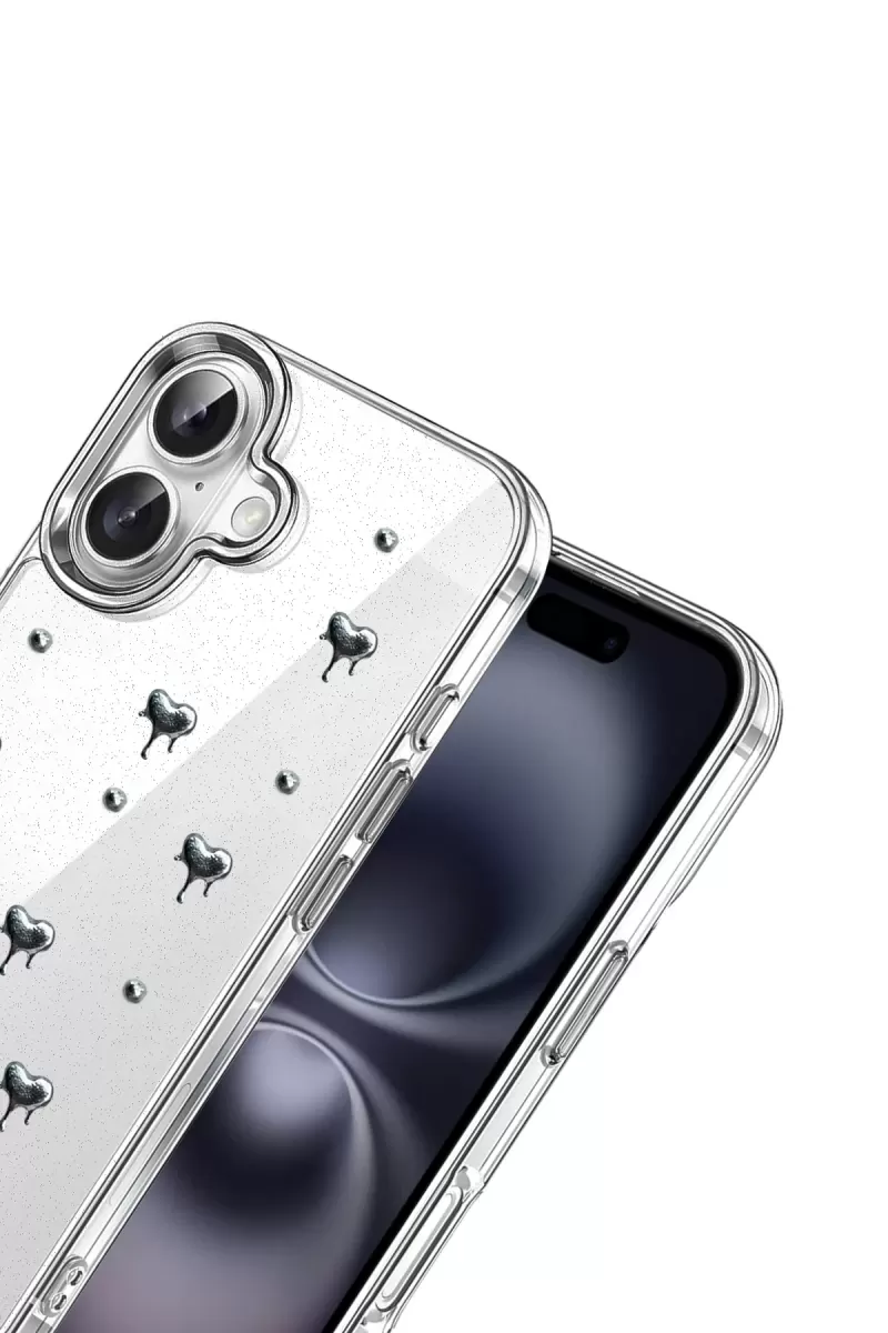 Newface Apple iPhone 16 Plus Fiyonk Desenli Kapak - Desen 1