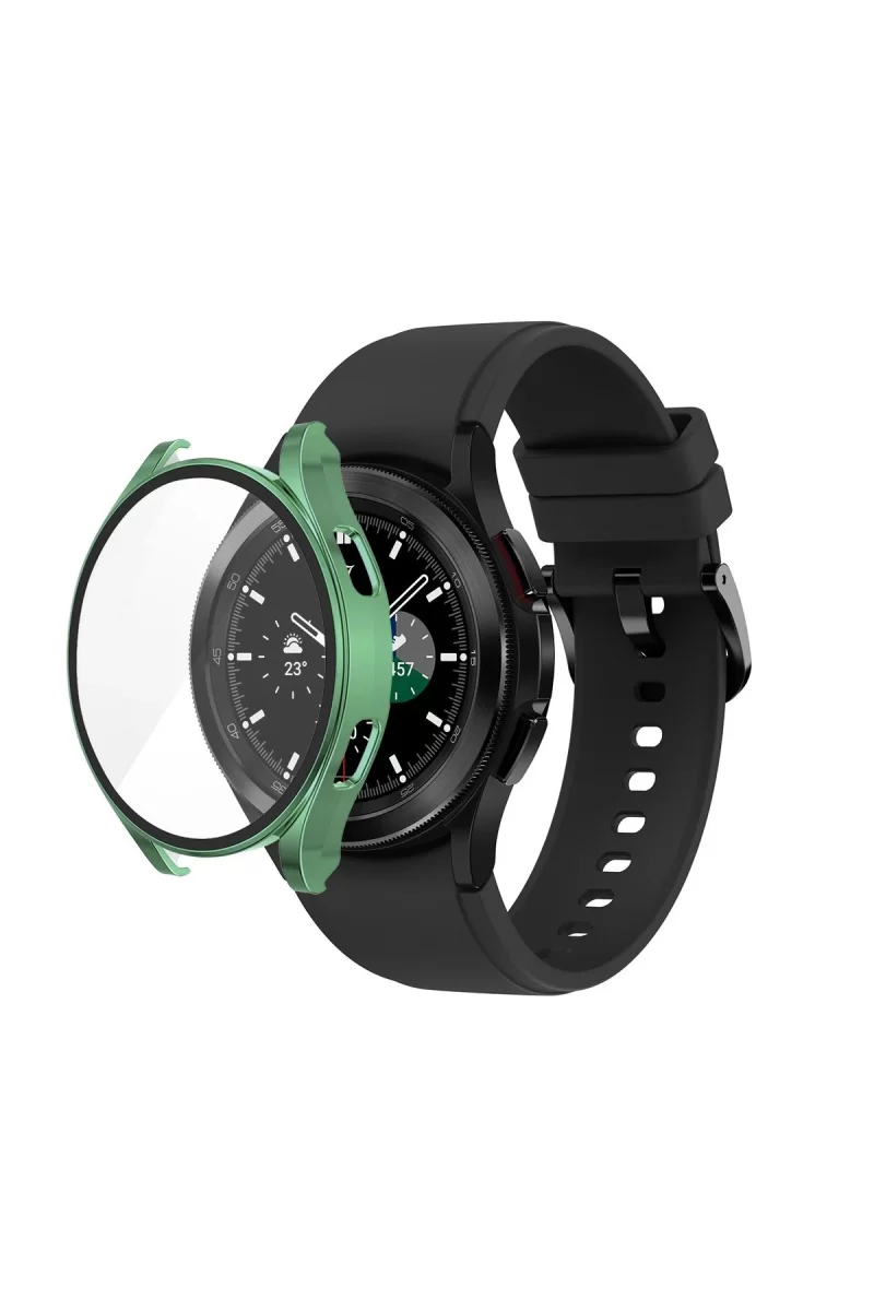 Newface Watch 5 40mm Wall Camlı Kasa Ekran Koruyucu - Koyu Yeşil