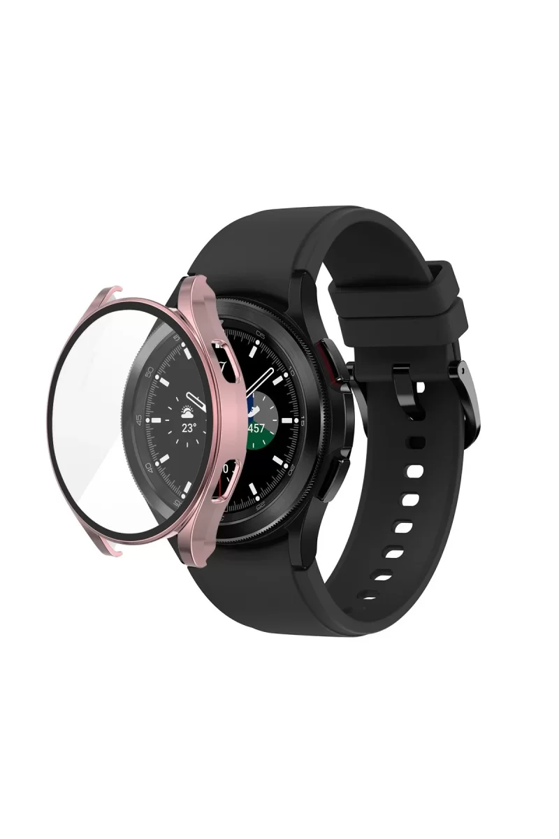 Newface Watch 5 44mm Wall Camlı Kasa Ekran Koruyucu - Rose Gold