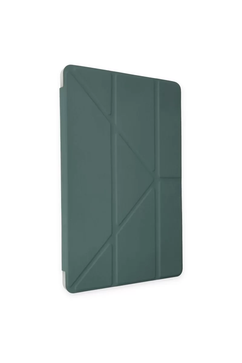 Newface Apple iPad Pro 11 (2018) Kılıf Kalemlikli Mars Tablet Kılıfı - Koyu Yeşil