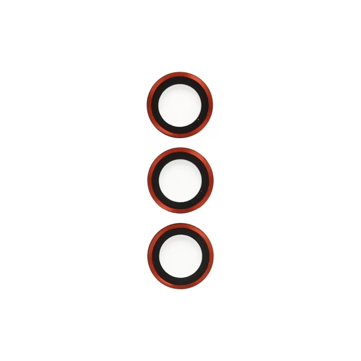 Newface Samsung Galaxy S23 Ultra Metal Kamera Lens - Kırmızı