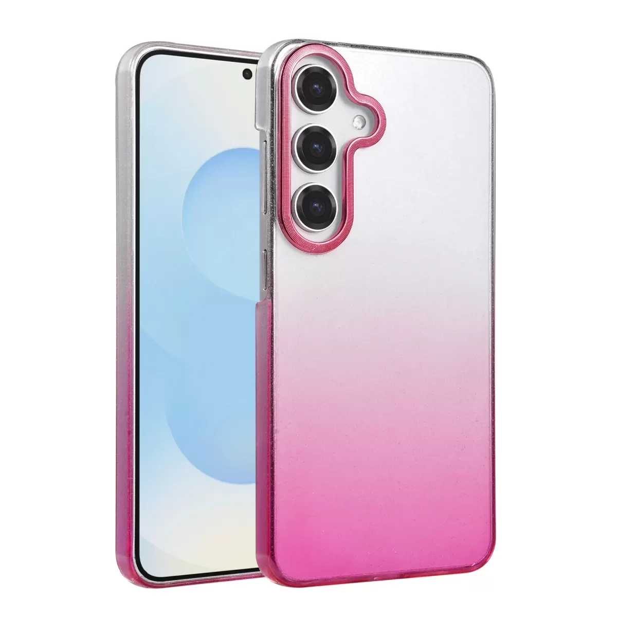 Newface Samsung Galaxy A55 5G Glossy Kapak - Pembe