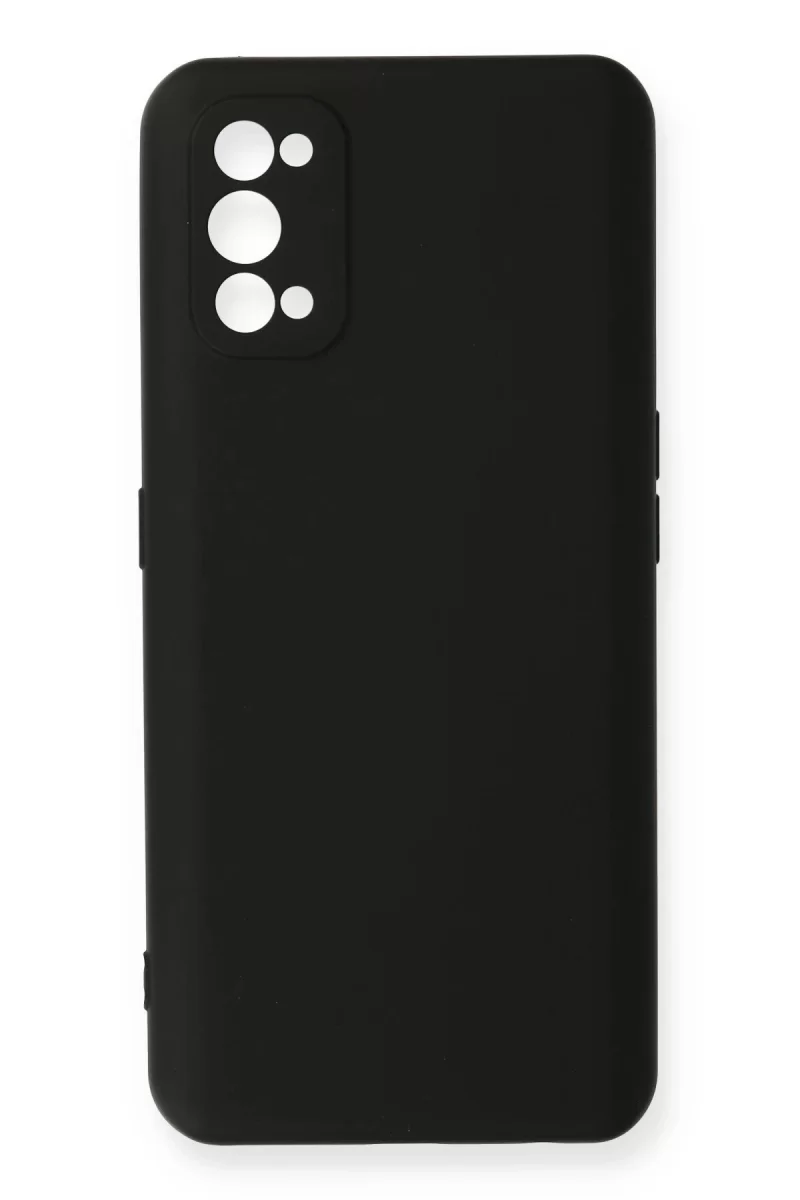 Newface Realme 7 Pro Kılıf Nano içi Kadife Silikon - Siyah