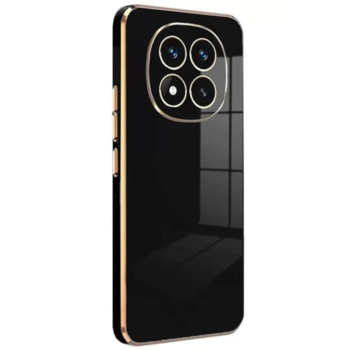 Newface Xiaomi Redmi Note 14 Pro 4G Kılıf Volet Silikon - Siyah