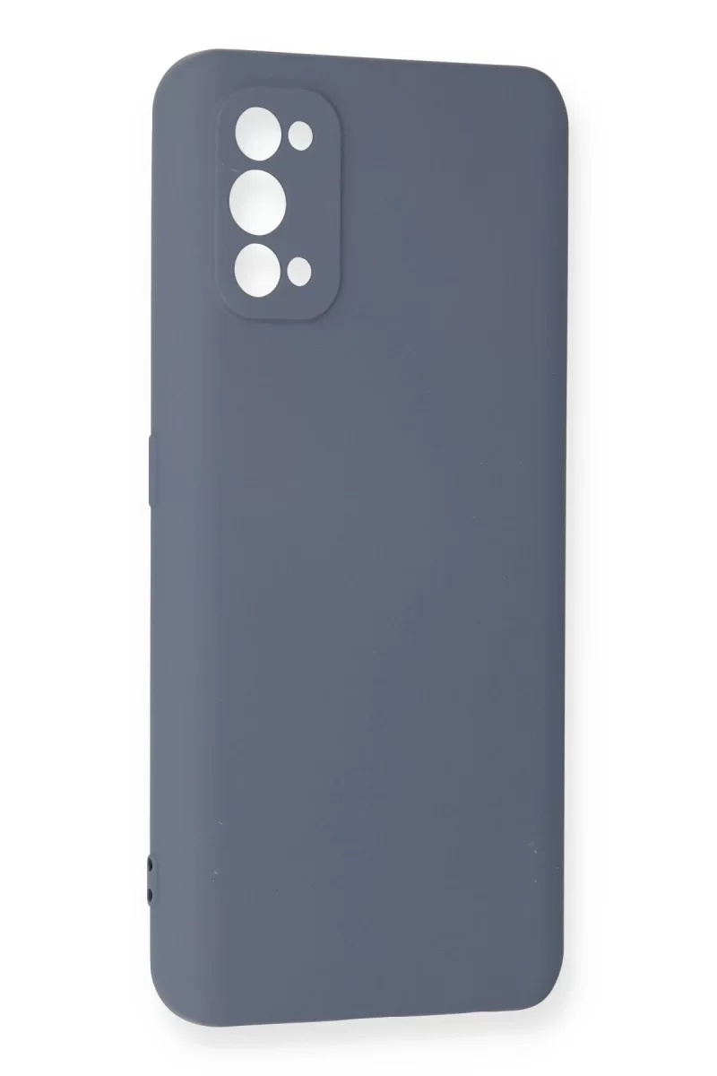 Newface Realme 7 Pro Kılıf Nano içi Kadife Silikon - Gri