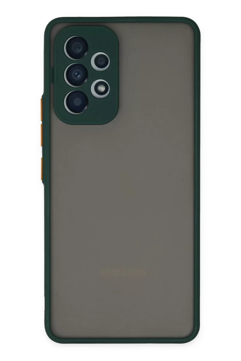 Newface Samsung Galaxy A53 5G Kılıf Montreal Silikon Kapak - Yeşil