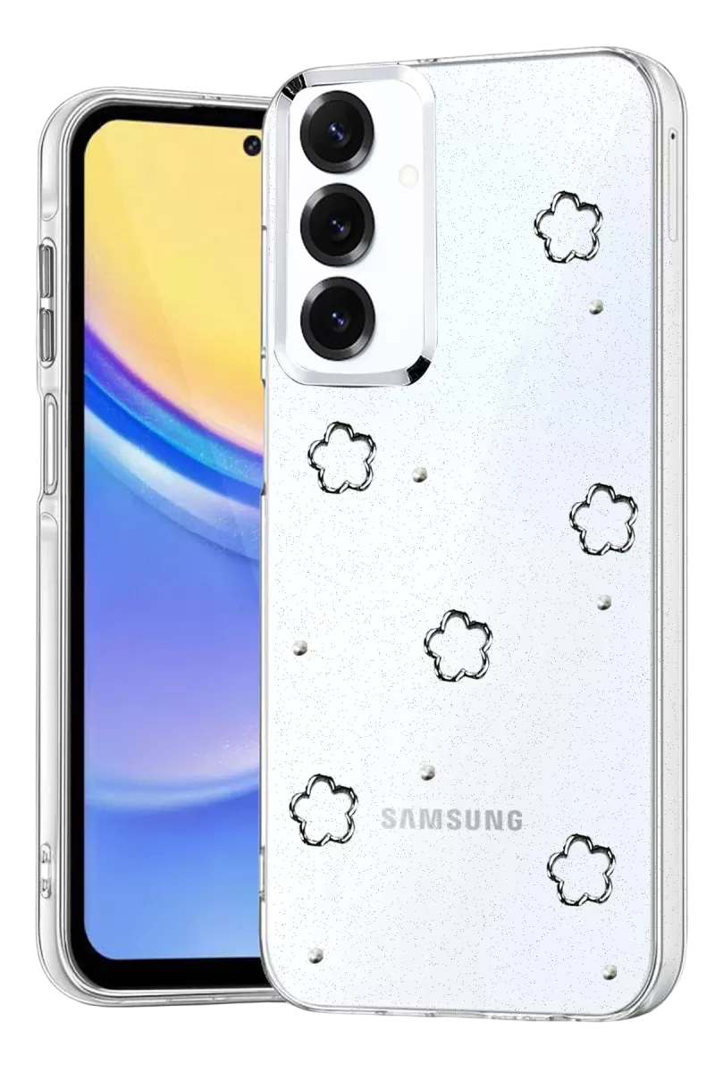 Newface Samsung Galaxy S23 FE Fiyonk Desenli Kapak - Desen 2