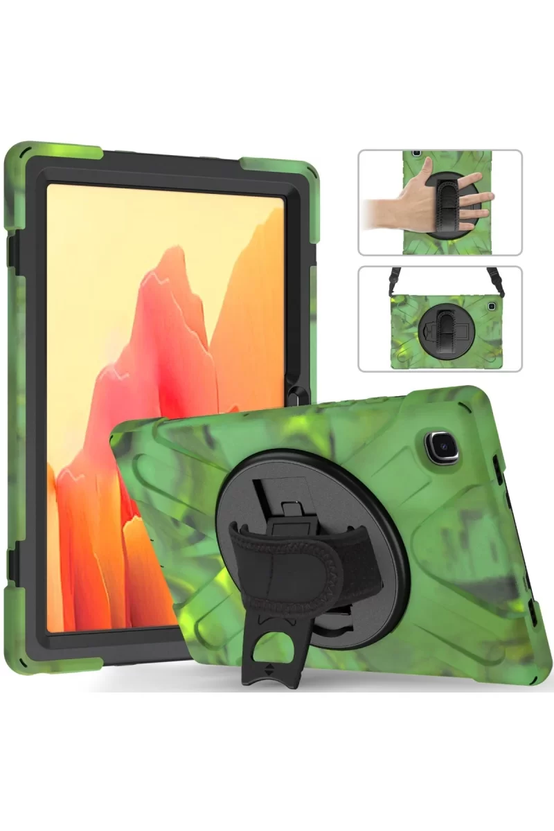 Newface Samsung Galaxy X200 Tab A8 10.5 Kılıf Amazing Tablet Kapak - Kamuflaj