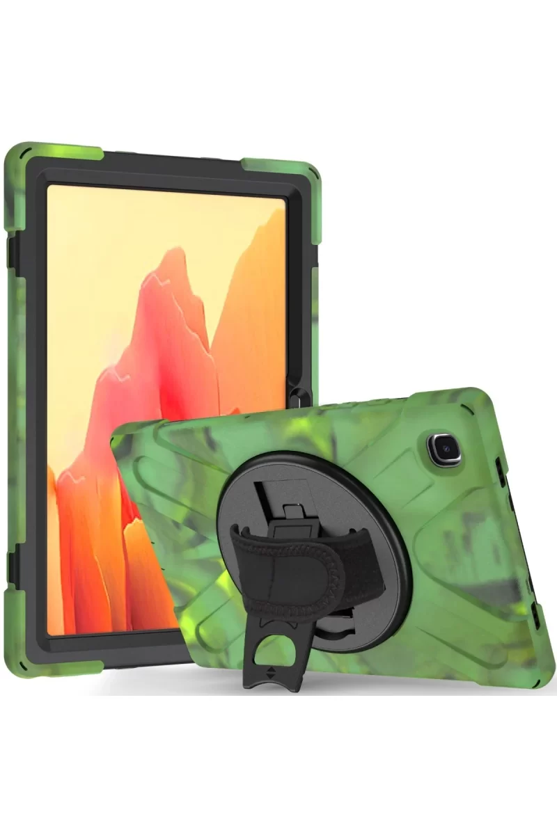 Newface Samsung Galaxy X200 Tab A8 10.5 Kılıf Amazing Tablet Kapak - Kamuflaj