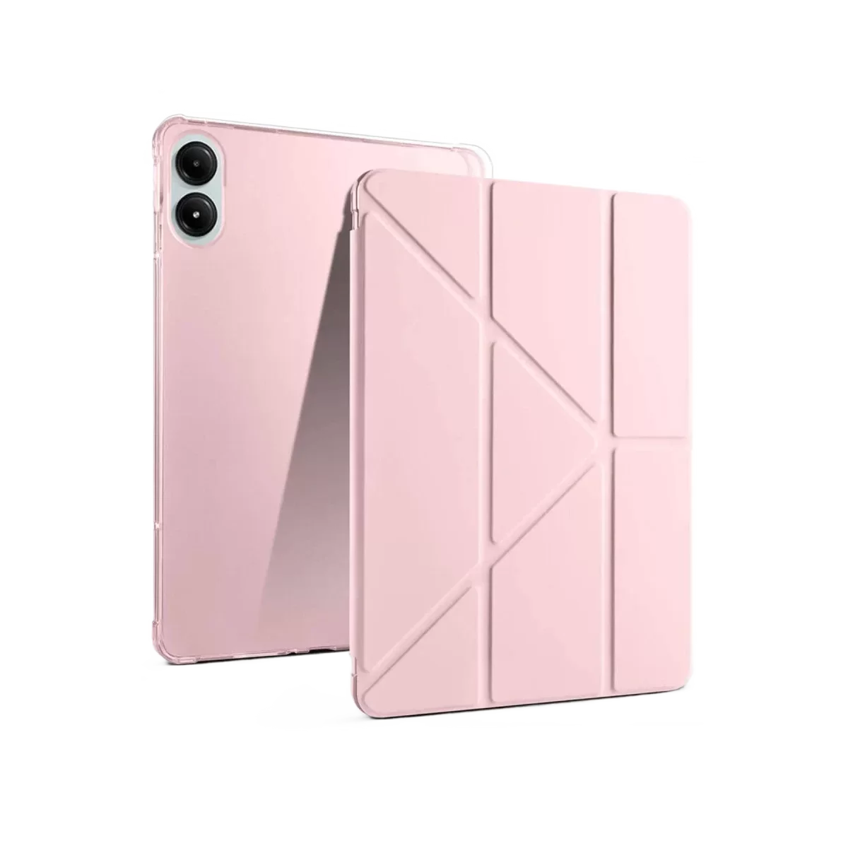 Newface Xiaomi Redmi Pad Pro 12.1 Kılıf Kalemlikli Mars Tablet Kılıfı - Rose Gold