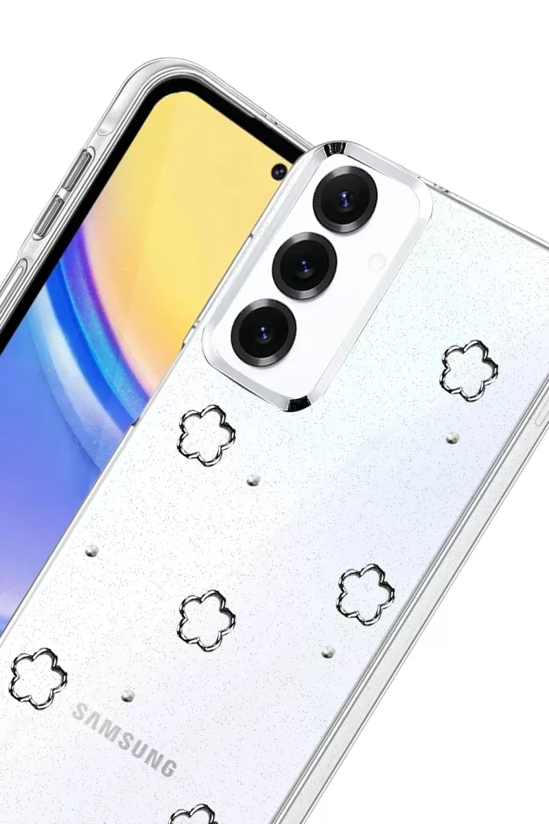 Newface Samsung Galaxy S24 FE Fiyonk Desenli Kapak - Desen 2