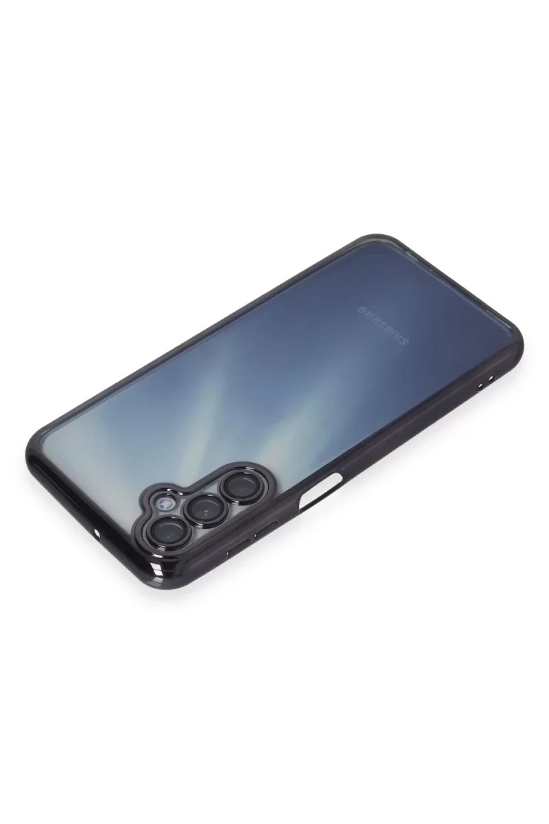 Newface Samsung Galaxy A25 5G Kılıf Razer Lensli Silikon - Mor