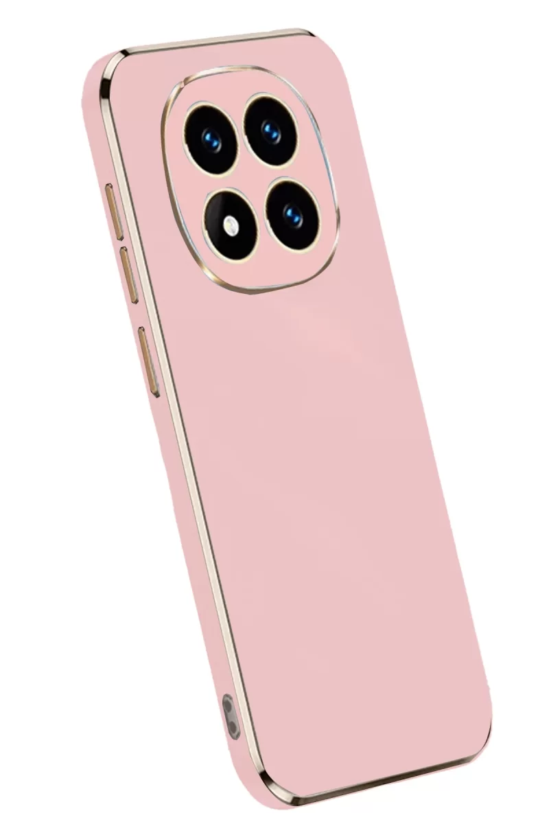 Newface Xiaomi Redmi Note 14 Pro 5G Kılıf Volet Silikon - Pembe