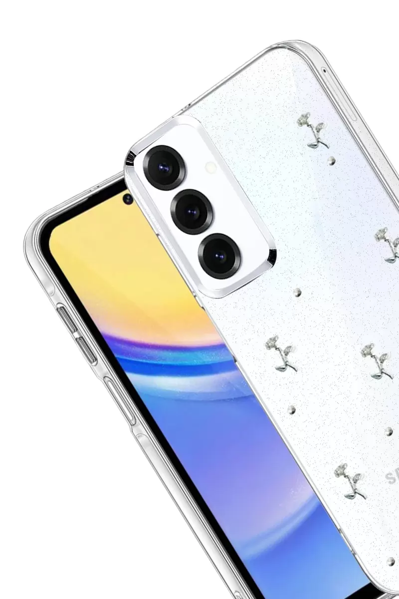 Newface Samsung Galaxy S24 FE Fiyonk Desenli Kapak - Desen 4