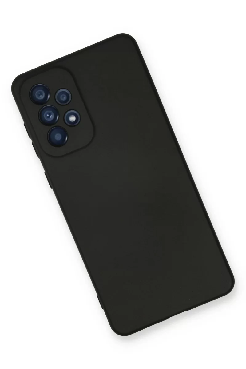 Newface Samsung Galaxy A33 5G Kılıf Nano içi Kadife Silikon - Siyah