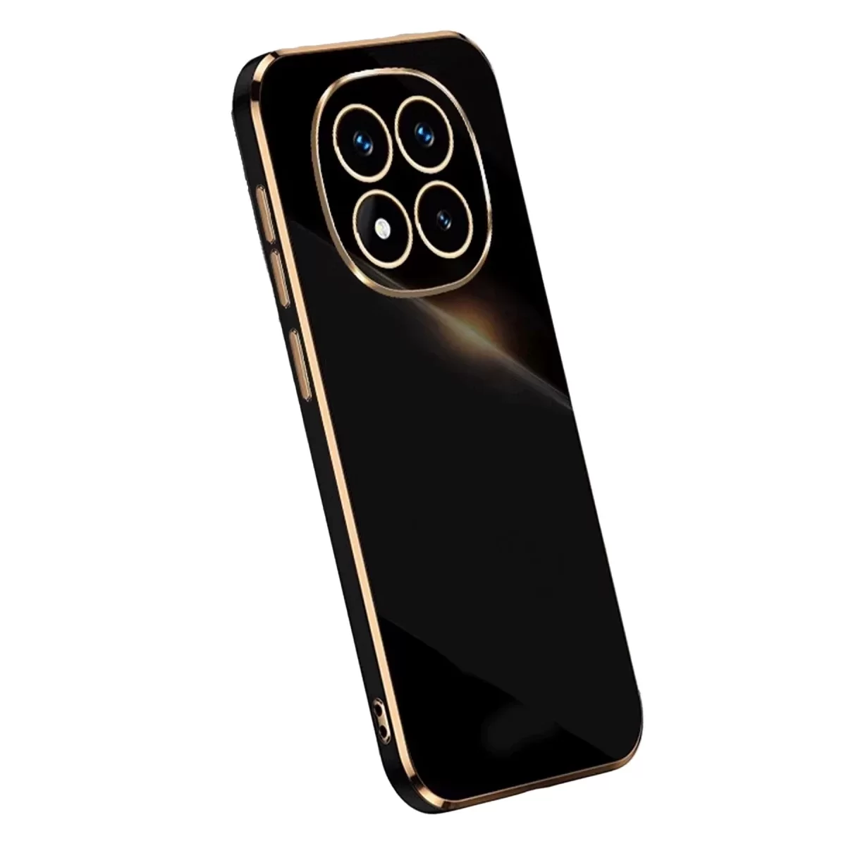 Newface Xiaomi Redmi Note 14 Pro Plus Kılıf Volet Silikon - Siyah