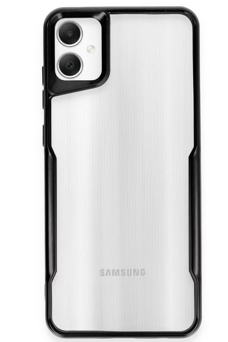 Newface Samsung Galaxy A06 Kılıf Boyi Silikon Kapak - Siyah