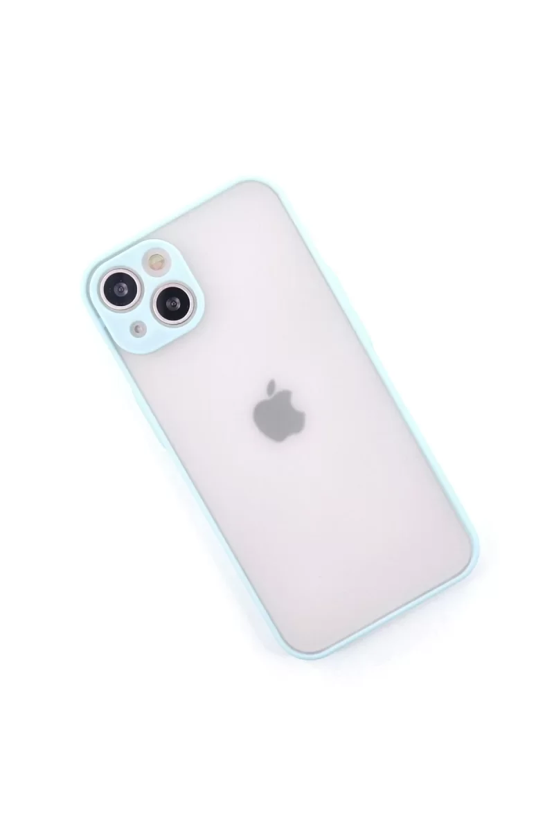 Newface Apple iPhone 14 Kılıf Montreal Silikon Kapak - Turkuaz