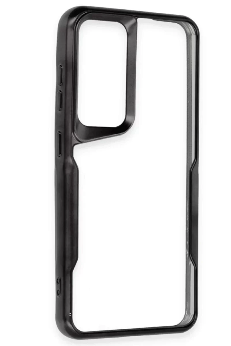 Newface Samsung Galaxy S25 Kılıf Boyi Silikon Kapak - Siyah