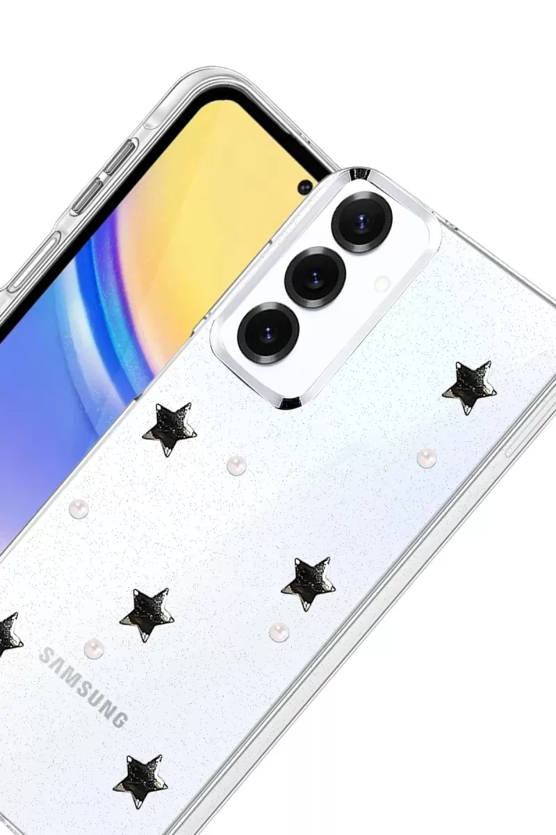 Newface Samsung Galaxy S24 FE Fiyonk Desenli Kapak - Desen 7