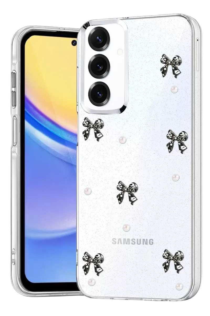 Newface Samsung Galaxy S24 FE Fiyonk Desenli Kapak - Desen 8