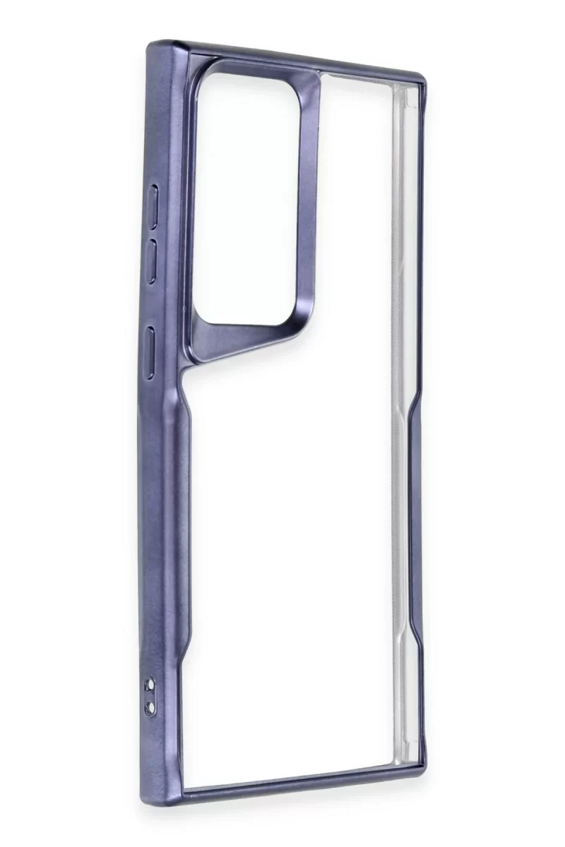 Newface Samsung Galaxy S25 Ultra Kılıf Boyi Silikon Kapak - Lacivert
