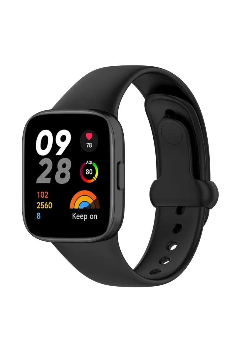 Newface Xiaomi Redmi Watch 3 Origin Silikon Kordon - Siyah
