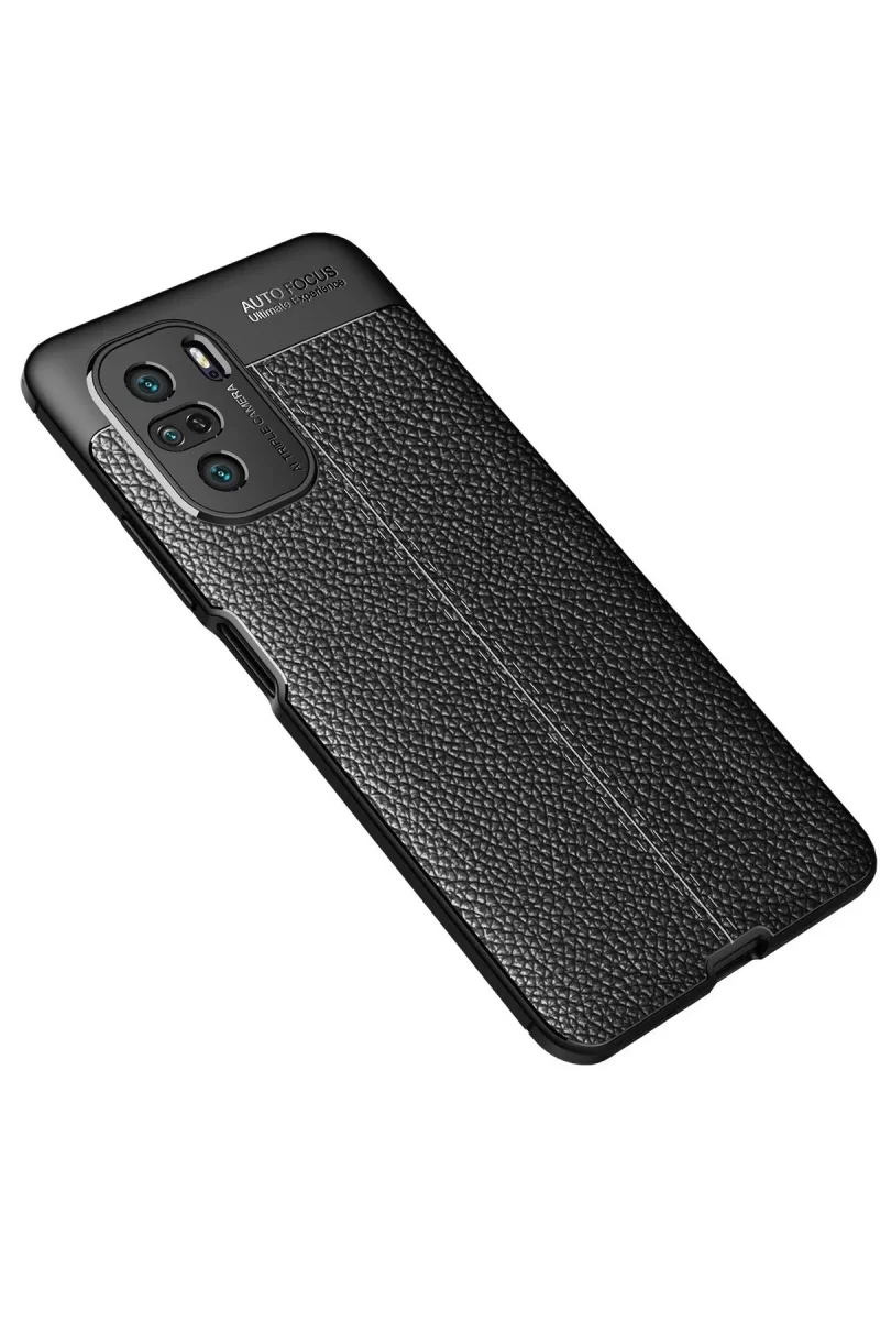 Newface Xiaomi Poco F3 Kılıf Auto Focus Kapak - Siyah