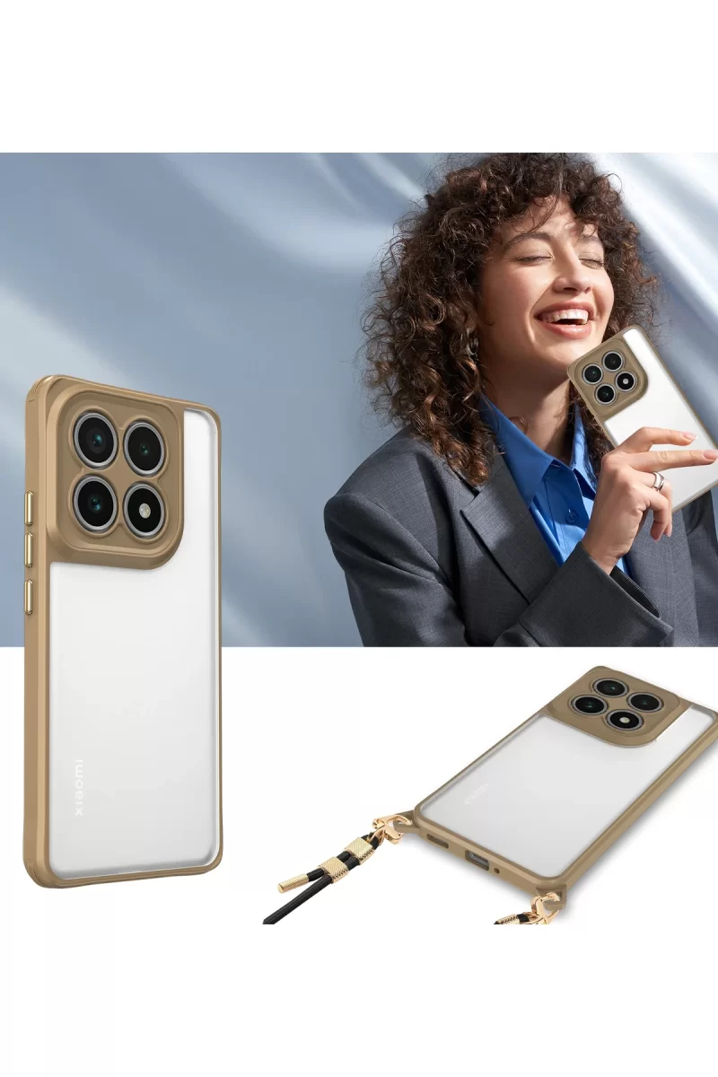 Newface Xiaomi Mi 14T Kılıf Penta Silikon Kılıf - Şeffaf