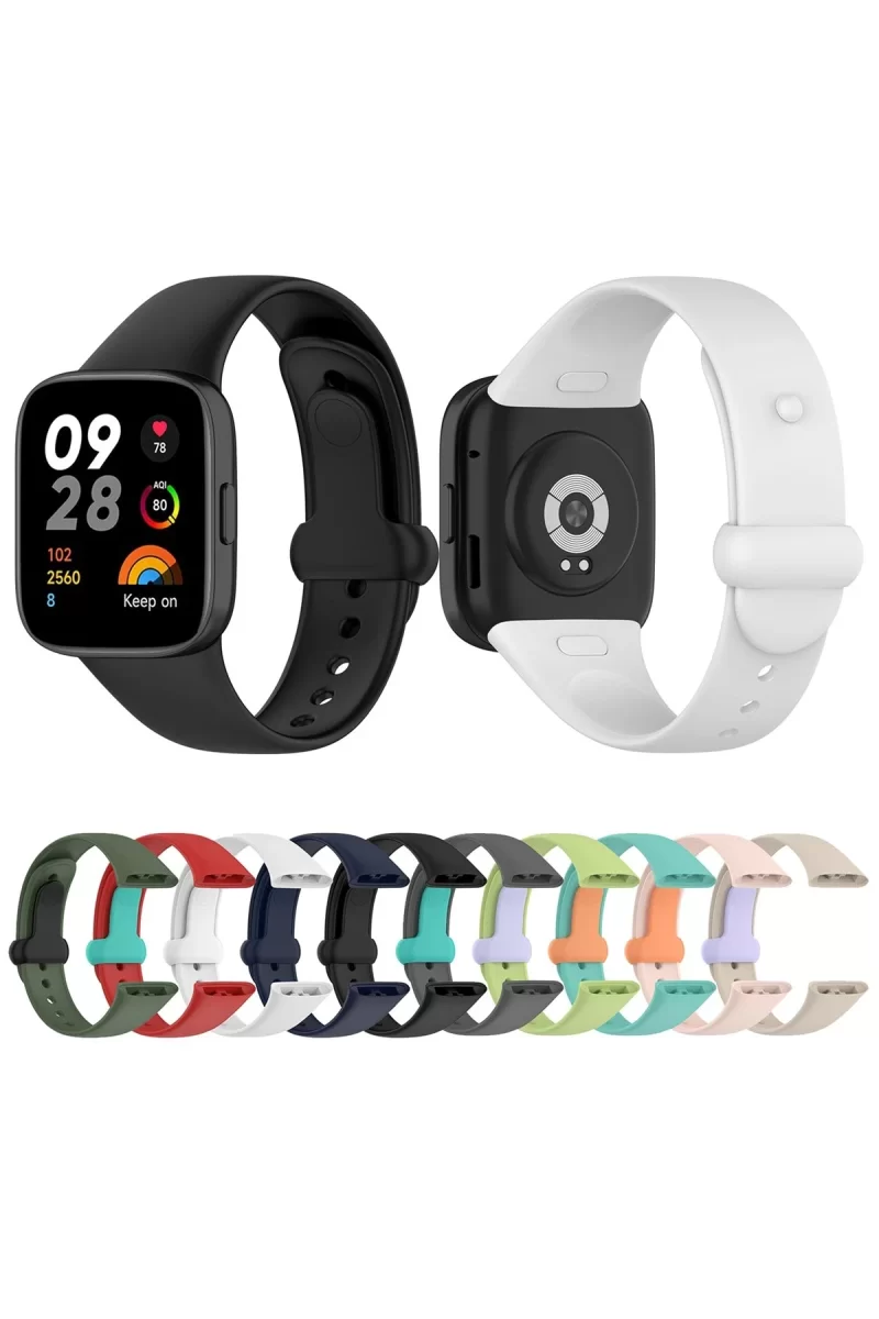 Newface Xiaomi Redmi Watch 3 Origin Silikon Kordon - Beyaz
