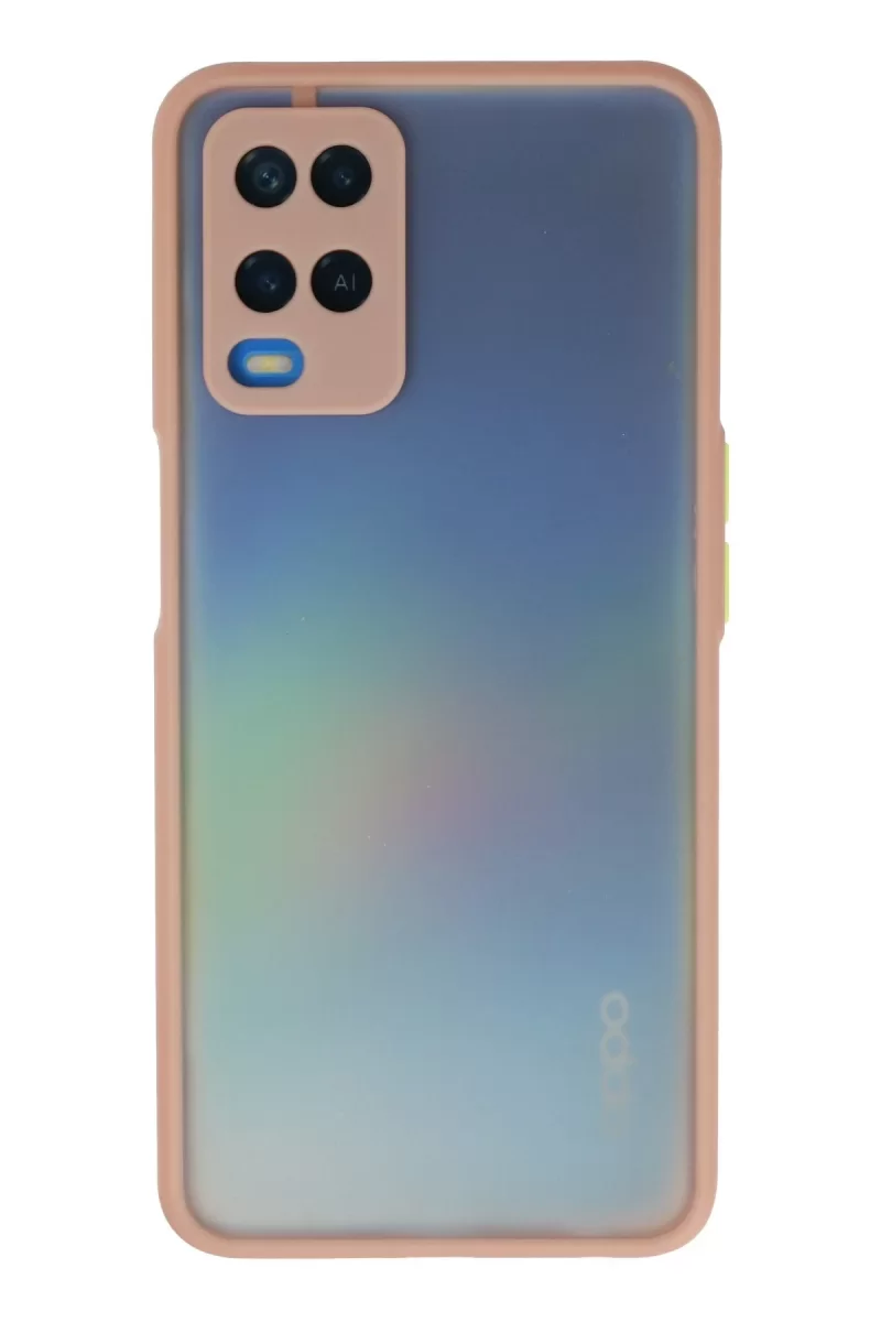Newface Oppo A54 4G Kılıf Montreal Silikon Kapak - Pembe