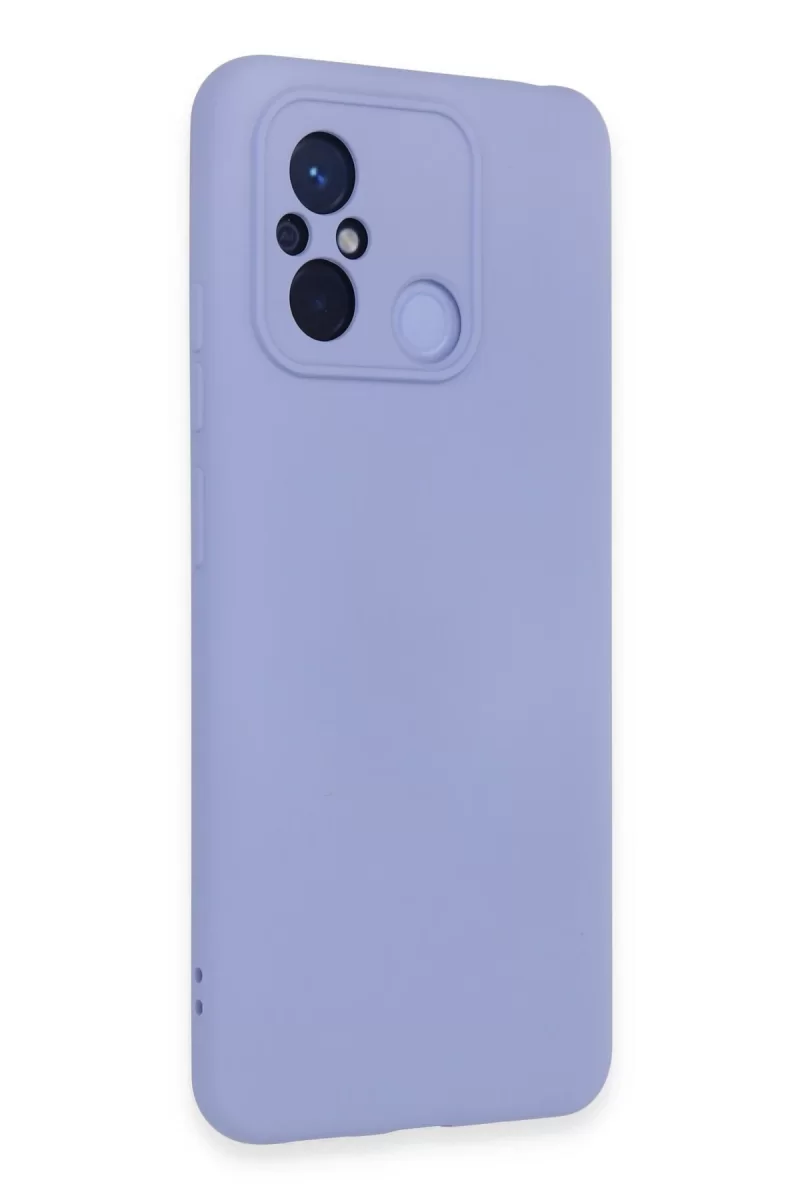 Newface Xiaomi Redmi 12C Kılıf Nano içi Kadife Silikon - Lila