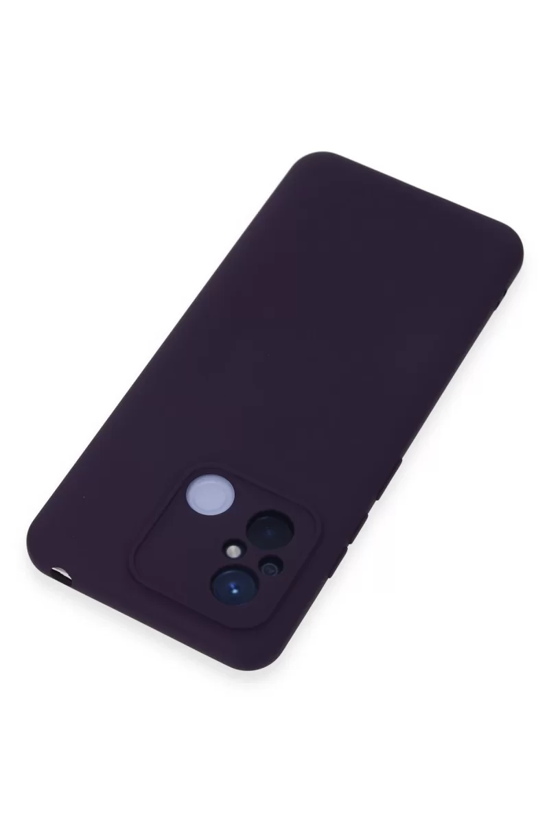 Newface Xiaomi Redmi 12C Kılıf Nano içi Kadife Silikon - Mor