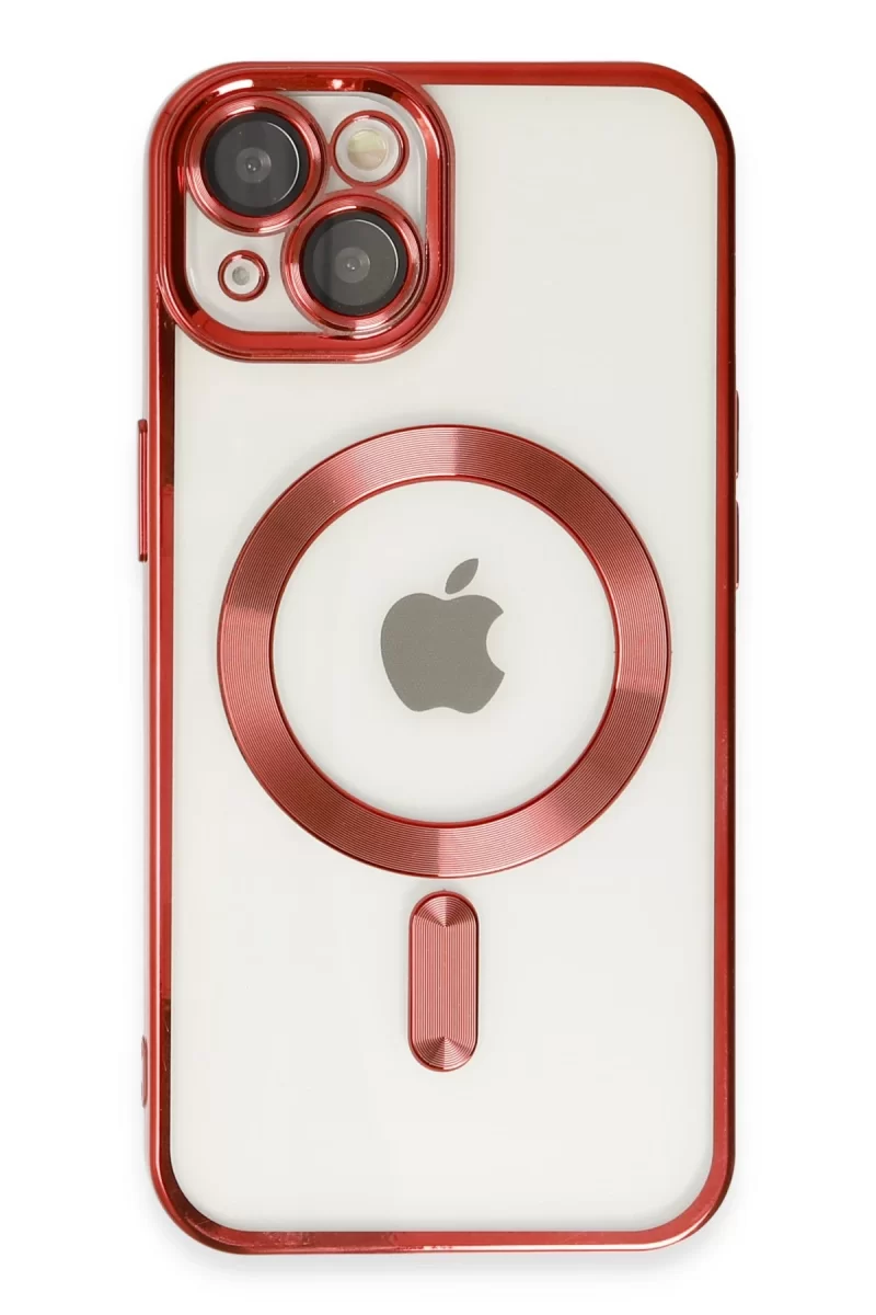 Newface Apple iPhone 14 Plus Kılıf Kross Magneticsafe Kapak - Kırmızı