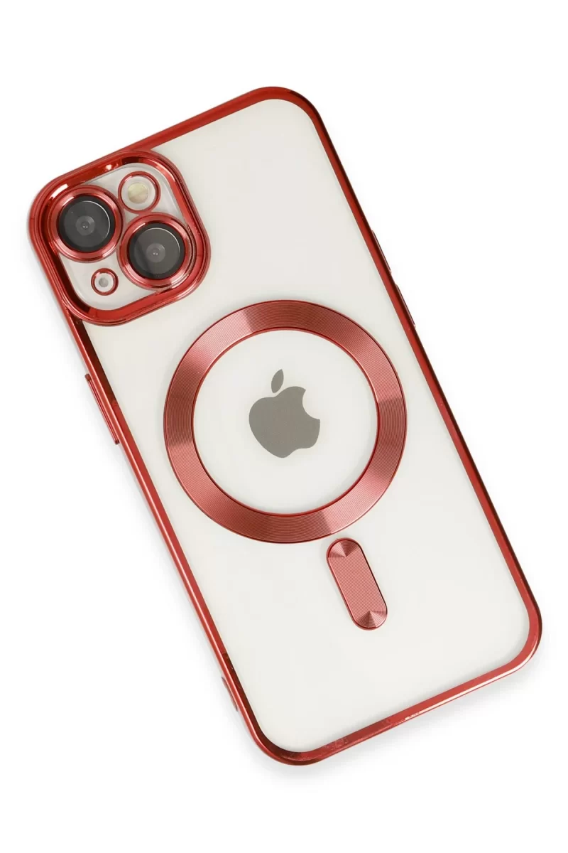 Newface Apple iPhone 14 Plus Kılıf Kross Magneticsafe Kapak - Kırmızı
