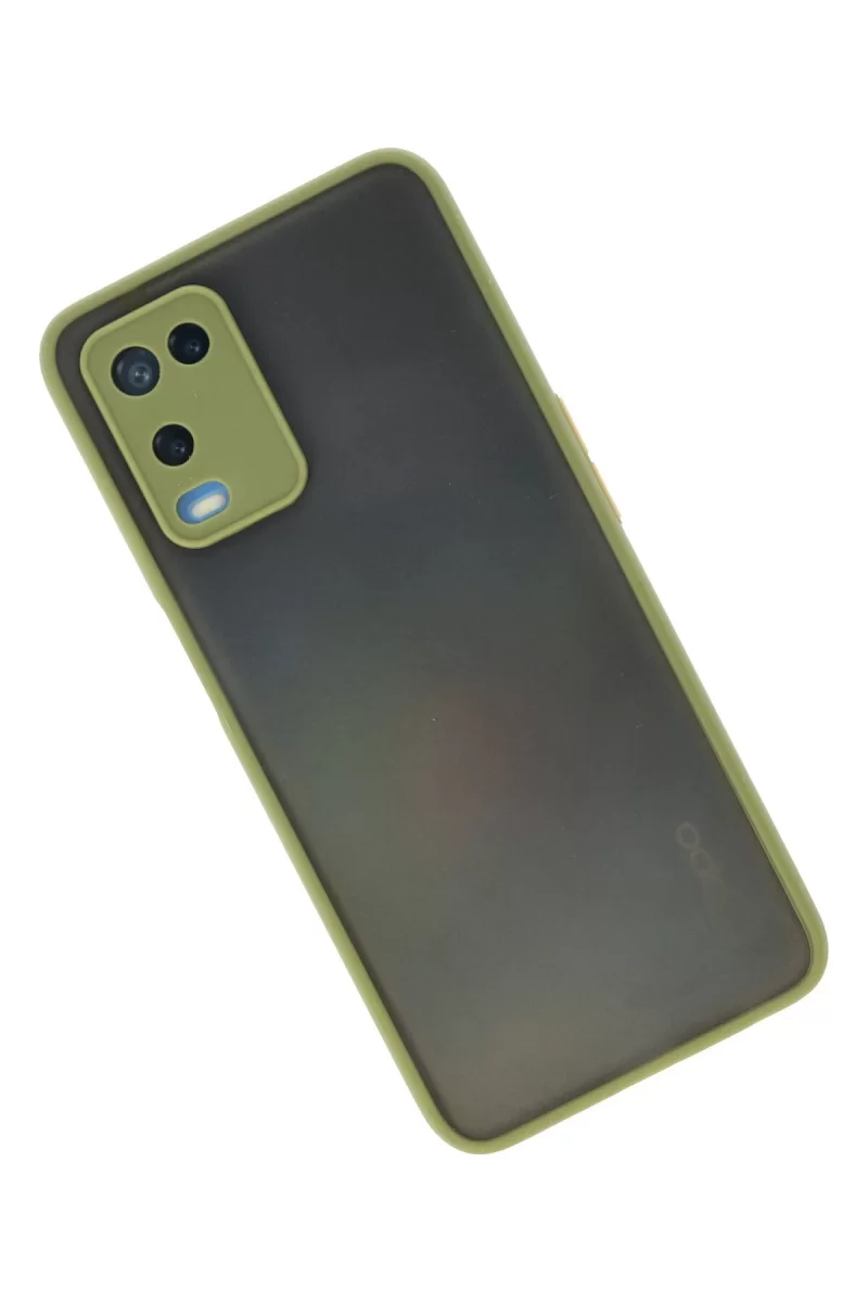 Newface Oppo A54 4G Kılıf Montreal Silikon Kapak - Açık Yeşil