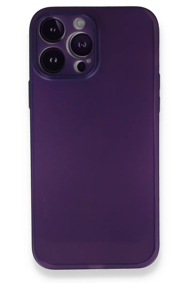 Newface Apple iPhone 14 Pro Max Kılıf PP Ultra İnce Kapak - Mor